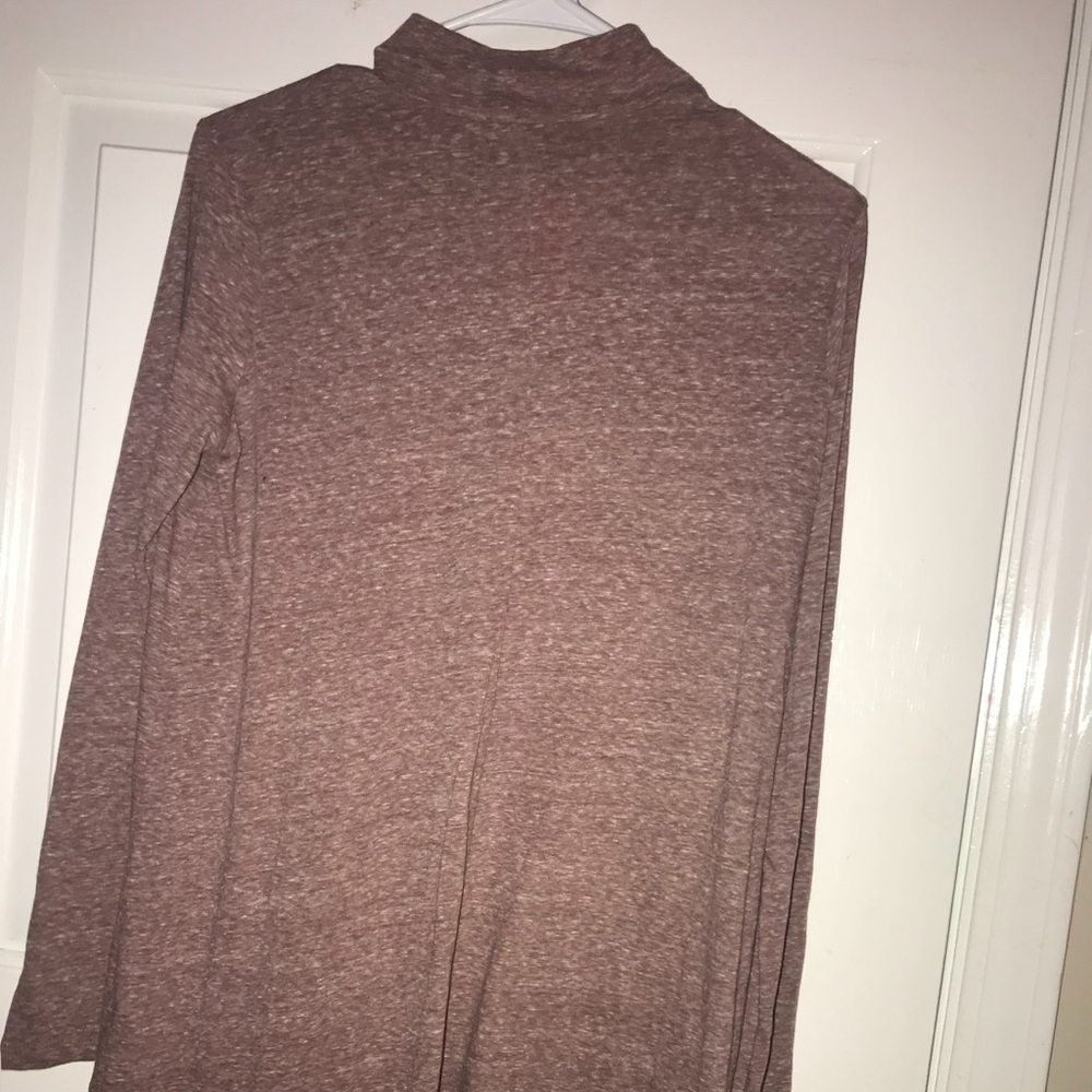 Turtle neck long sleeve dress